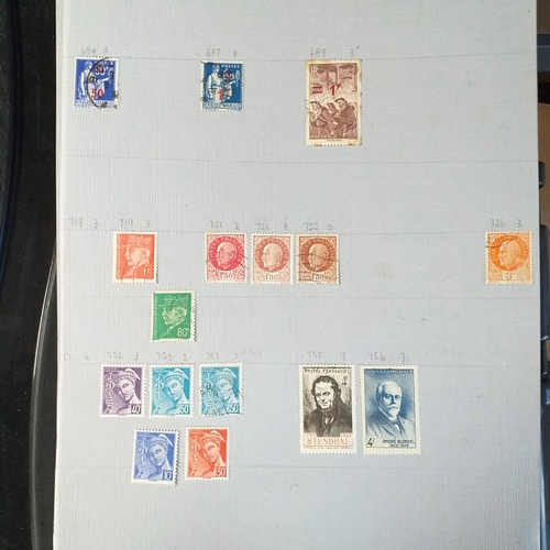 203 - Used collection - early to mid 1960's on 37 leaves - good selection, viewing required.  Est £20-25