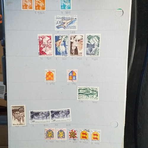 203 - Used collection - early to mid 1960's on 37 leaves - good selection, viewing required.  Est £20-25