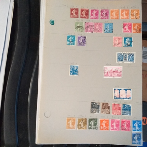 203 - Used collection - early to mid 1960's on 37 leaves - good selection, viewing required.  Est £20-25