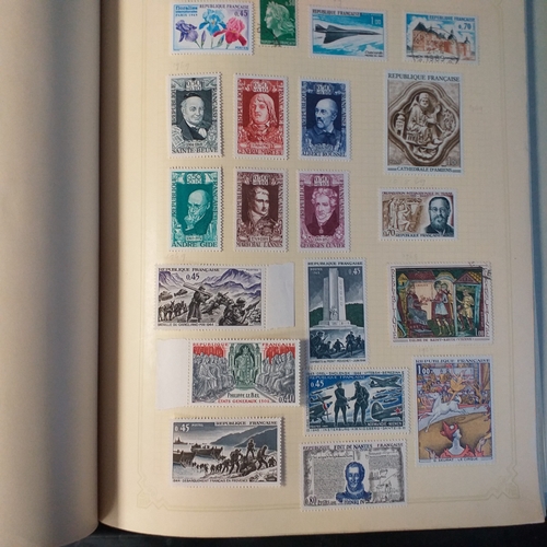 204 - France collection in Black Tower album - early to 1980's, used until 1970's then mainly mounted mint... 