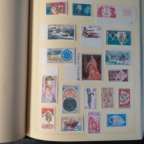 204 - France collection in Black Tower album - early to 1980's, used until 1970's then mainly mounted mint... 