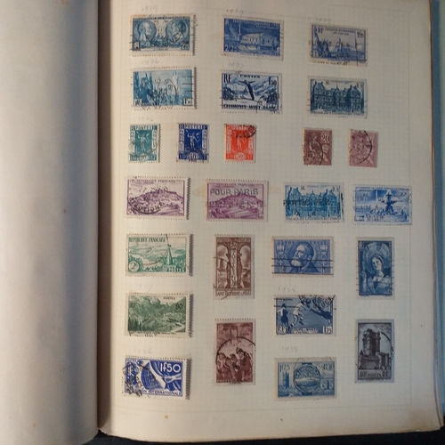 204 - France collection in Black Tower album - early to 1980's, used until 1970's then mainly mounted mint... 