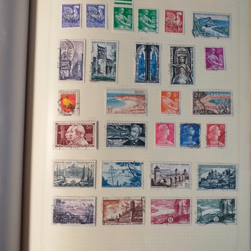 204 - France collection in Black Tower album - early to 1980's, used until 1970's then mainly mounted mint... 