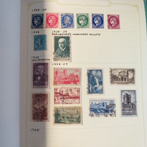 205 - France used collection 1863-1961 in a green Simplex album  Est £20-30