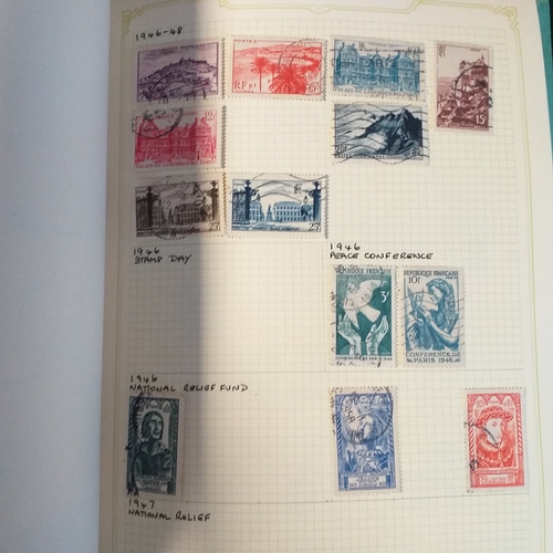 205 - France used collection 1863-1961 in a green Simplex album  Est £20-30