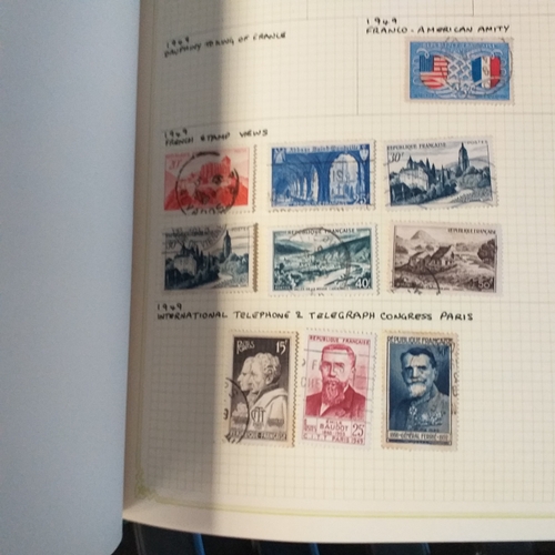 205 - France used collection 1863-1961 in a green Simplex album  Est £20-30