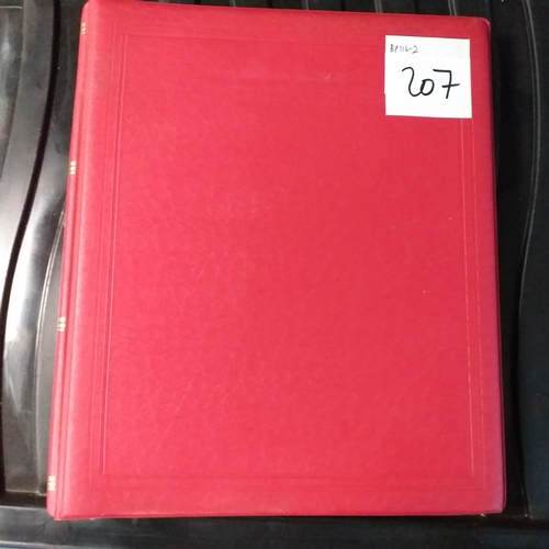 207 - West Germany used collection 1950's to 1980 in red multi-ring folder.Est  £20-30