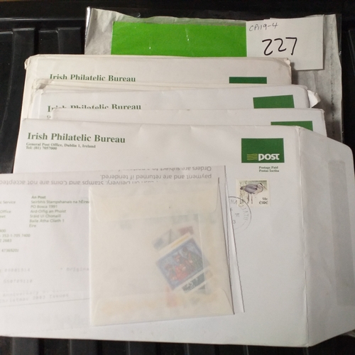 227 - 15x Irish Philatelic Bureau envelopes containing mint issues Nov 2003-Apr 2005, looks complete Face ... 