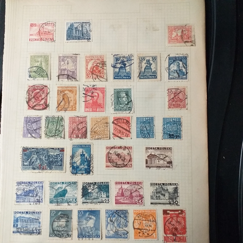 253 - Poland - used collection on 8 pages (1 page m/mint)- 190 stamps £8-15