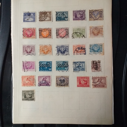 253 - Poland - used collection on 8 pages (1 page m/mint)- 190 stamps £8-15
