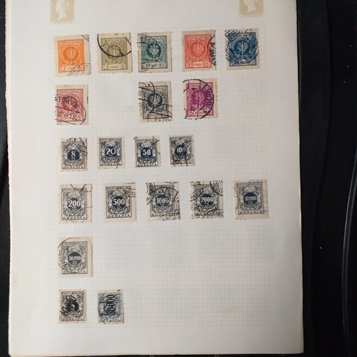 253 - Poland - used collection on 8 pages (1 page m/mint)- 190 stamps £8-15