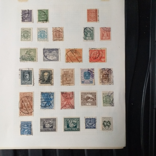 253 - Poland - used collection on 8 pages (1 page m/mint)- 190 stamps £8-15