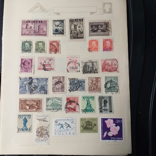 253 - Poland - used collection on 8 pages (1 page m/mint)- 190 stamps £8-15