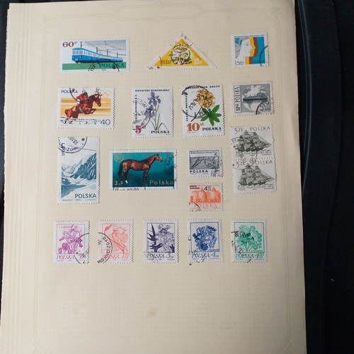 253 - Poland - used collection on 8 pages (1 page m/mint)- 190 stamps £8-15