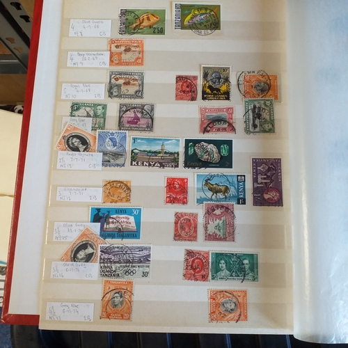 234 - KUT in 8 page stockbook - all VFU with strong postmark interest.  Est £15-20