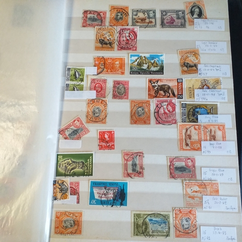 234 - KUT in 8 page stockbook - all VFU with strong postmark interest.  Est £15-20