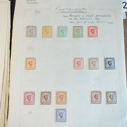 239 - Collection on 8 leaves. All clean 1874-90s, mint and used Est £8-12