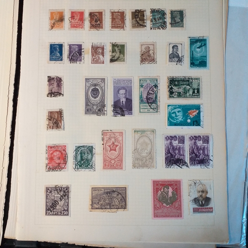 260 - Russia - early mostly used collection on 8 pages incl a page of Ukraine (mint)- 196 stamps £10-15