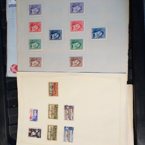 260 - Russia - early mostly used collection on 8 pages incl a page of Ukraine (mint)- 196 stamps £10-15