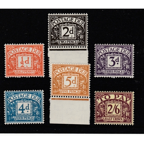 529 - 1954-55 SG D40-45 Postage Dues un-mounted mint set of 6 Cat £250