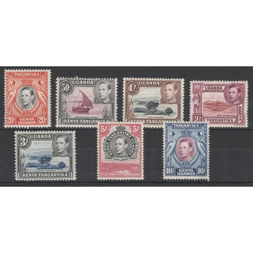 539 - SG 139ba, 145, 144d, 149b, 146b & 147 - 1938-54 Geo Vl values - Never hinged