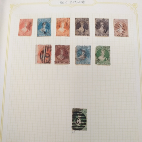 12 - Box:  6  part remaindered collections; Hong Kong, New Zealand, Pacific Islands, Caribbean Islands. G... 