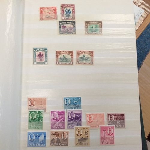 12 - Box:  6  part remaindered collections; Hong Kong, New Zealand, Pacific Islands, Caribbean Islands. G... 