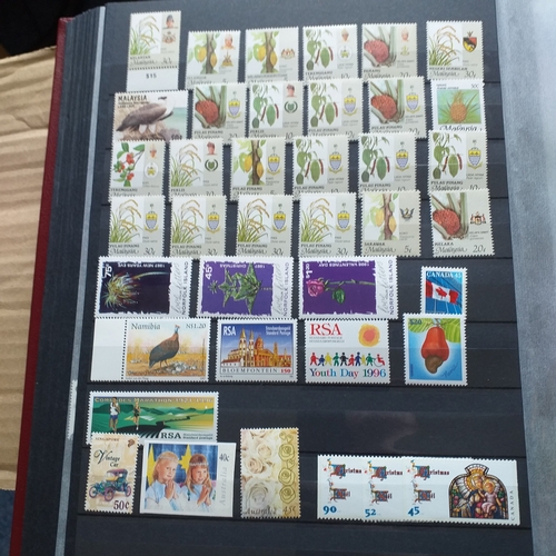 12 - Box:  6  part remaindered collections; Hong Kong, New Zealand, Pacific Islands, Caribbean Islands. G... 