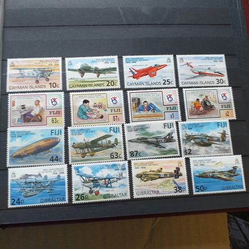 12 - Box:  6  part remaindered collections; Hong Kong, New Zealand, Pacific Islands, Caribbean Islands. G... 