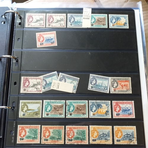 12 - Box:  6  part remaindered collections; Hong Kong, New Zealand, Pacific Islands, Caribbean Islands. G... 