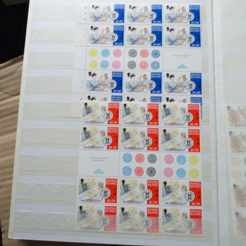 12 - Box:  6  part remaindered collections; Hong Kong, New Zealand, Pacific Islands, Caribbean Islands. G... 