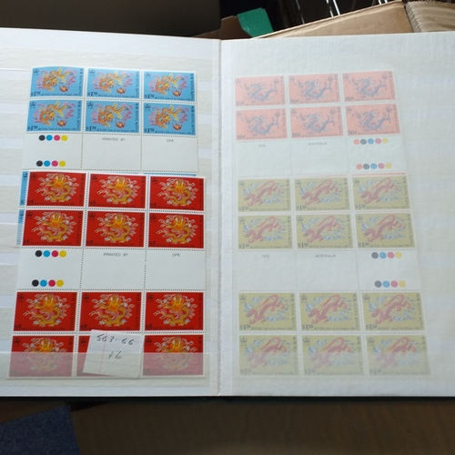 12 - Box:  6  part remaindered collections; Hong Kong, New Zealand, Pacific Islands, Caribbean Islands. G... 