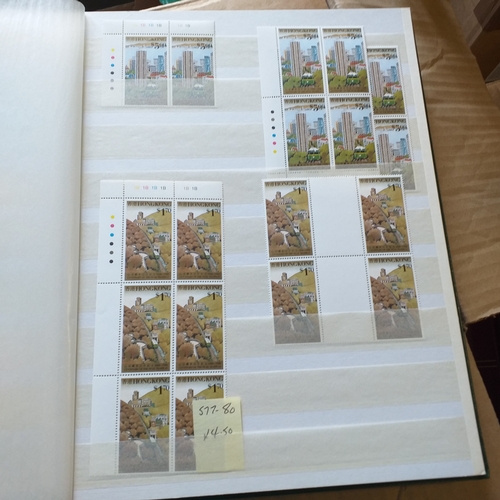 12 - Box:  6  part remaindered collections; Hong Kong, New Zealand, Pacific Islands, Caribbean Islands. G... 