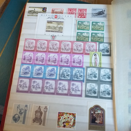 17 - Innoteck Box containing stamps off paper in packets, mostly Channel Is, IOM  & Falklands total weigh... 