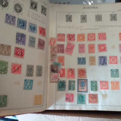 2 - Large box (heavy) of World albums, Includes2 x Britannia Channel Is collections, Album of Commonweal... 