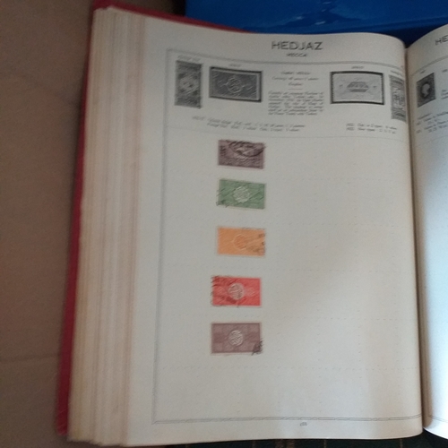 2 - Large box (heavy) of World albums, Includes2 x Britannia Channel Is collections, Album of Commonweal... 