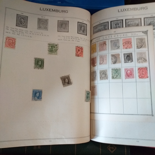 2 - Large box (heavy) of World albums, Includes2 x Britannia Channel Is collections, Album of Commonweal... 