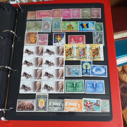 2 - Large box (heavy) of World albums, Includes2 x Britannia Channel Is collections, Album of Commonweal... 