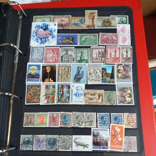 2 - Large box (heavy) of World albums, Includes2 x Britannia Channel Is collections, Album of Commonweal... 