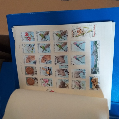 2 - Large box (heavy) of World albums, Includes2 x Britannia Channel Is collections, Album of Commonweal... 