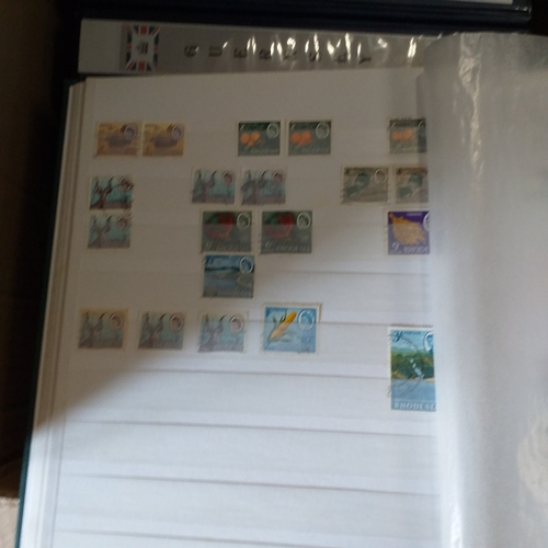 2 - Large box (heavy) of World albums, Includes2 x Britannia Channel Is collections, Album of Commonweal... 