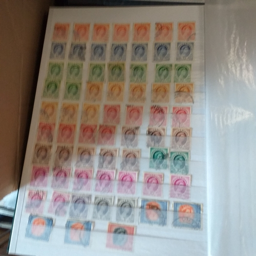 2 - Large box (heavy) of World albums, Includes2 x Britannia Channel Is collections, Album of Commonweal... 