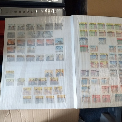 2 - Large box (heavy) of World albums, Includes2 x Britannia Channel Is collections, Album of Commonweal... 