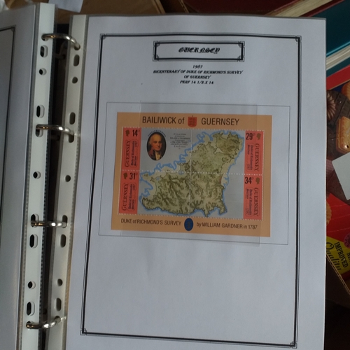 2 - Large box (heavy) of World albums, Includes2 x Britannia Channel Is collections, Album of Commonweal... 