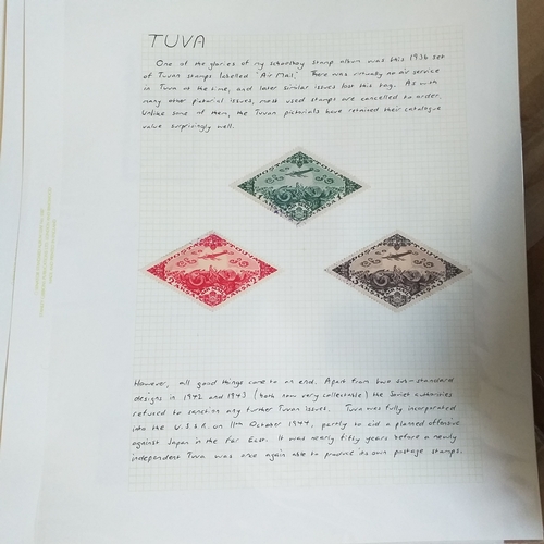 20 - Box: All World collection includes album sheets, stock cards and packets. There are a number of club... 