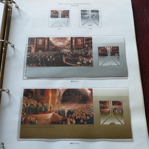 26 - Box: 6 Collections including Australia (1991 ? 2004 Mounted Mint + Used) Haley?s Comet (Commonwealth... 