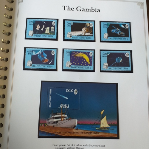 26 - Box: 6 Collections including Australia (1991 ? 2004 Mounted Mint + Used) Haley?s Comet (Commonwealth... 