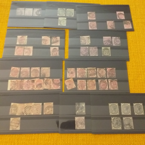 30 - Ice cream container containing approximately 150+ 2 row stock cards of early GB QV to KEVIII, some m... 