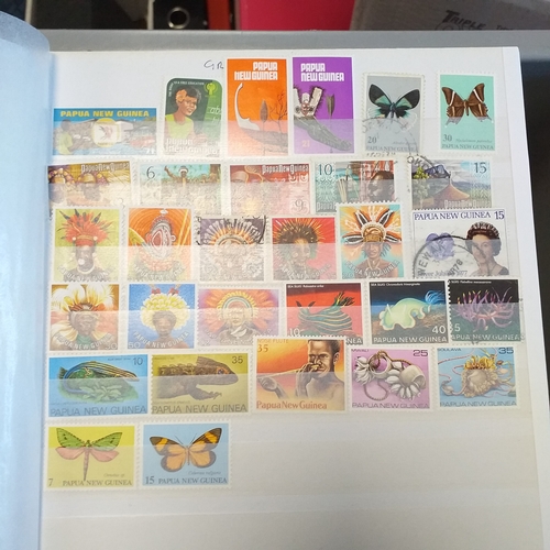 37 - Glory box of world collections in albums and stock books (6 good stock books), Large Citation stamp ... 