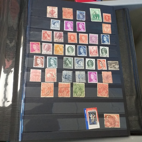 37 - Glory box of world collections in albums and stock books (6 good stock books), Large Citation stamp ... 